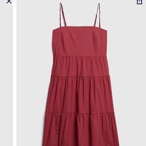 GAP tiered cami dress NWT